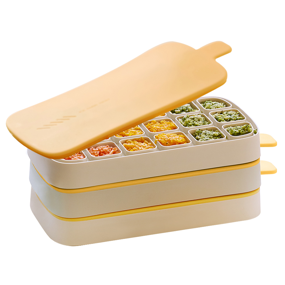 뉴코코맘 3중밀폐 실리콘 이유식 큐브 18구 옐로우 27,260원