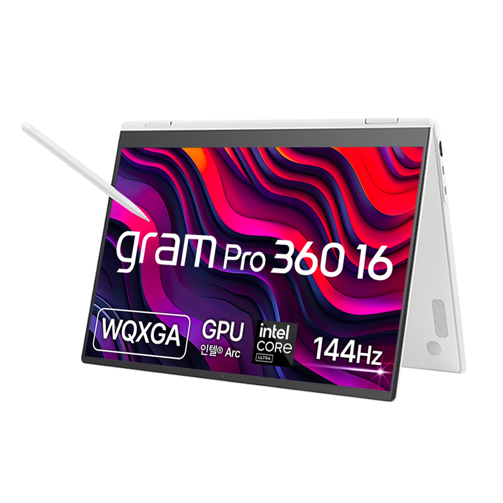 LG전자 2025 그램 프로360 16인치 16TD90TP-GX56K 프리도스 울트라5 Arc 에센스화이트 터치스크린 2IN1 스타일러스펜 고성능 가벼운 노트북 2,174,000원