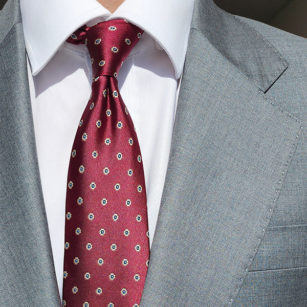 제임스핏 도트 클래식 패턴 남성 정장 명품넥타이 레드 J-1122 17,900원