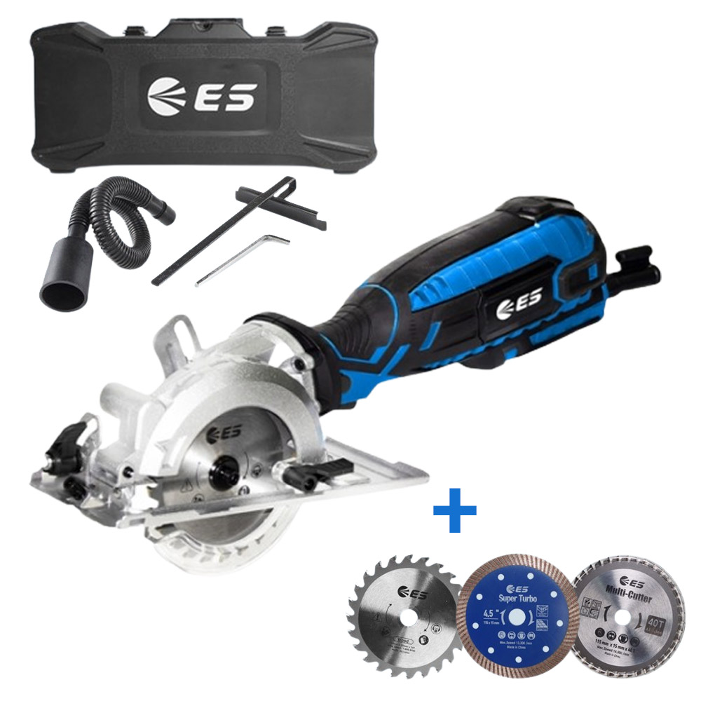 ES산업 전기원형톱 4.5인치 다목적 초경량 미니 S745, 1개 139,010원