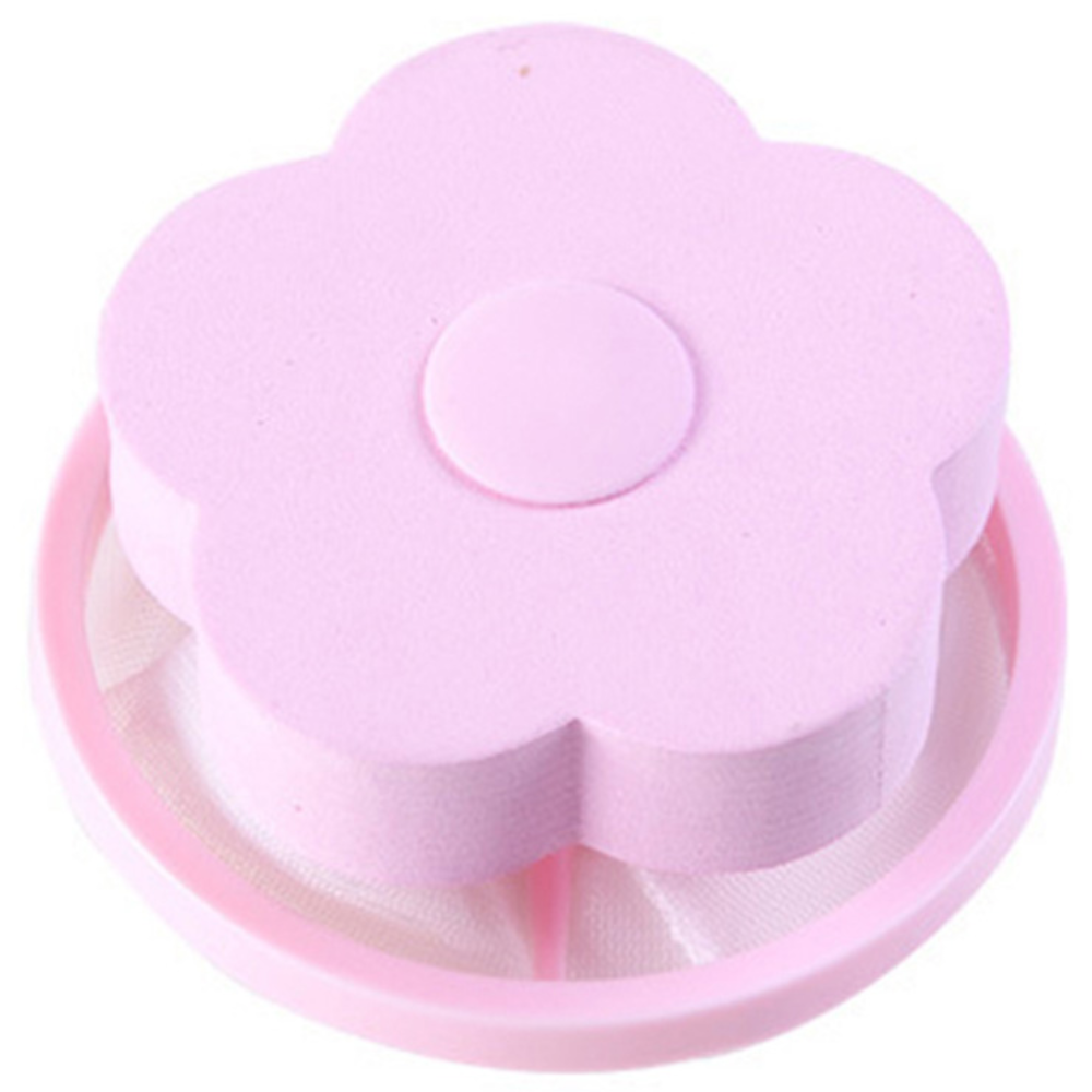 플라워 세탁먼지망 통돌이 세탁기 찌꺼기 청소 필터, 2세트, 핑크10개 16,800원