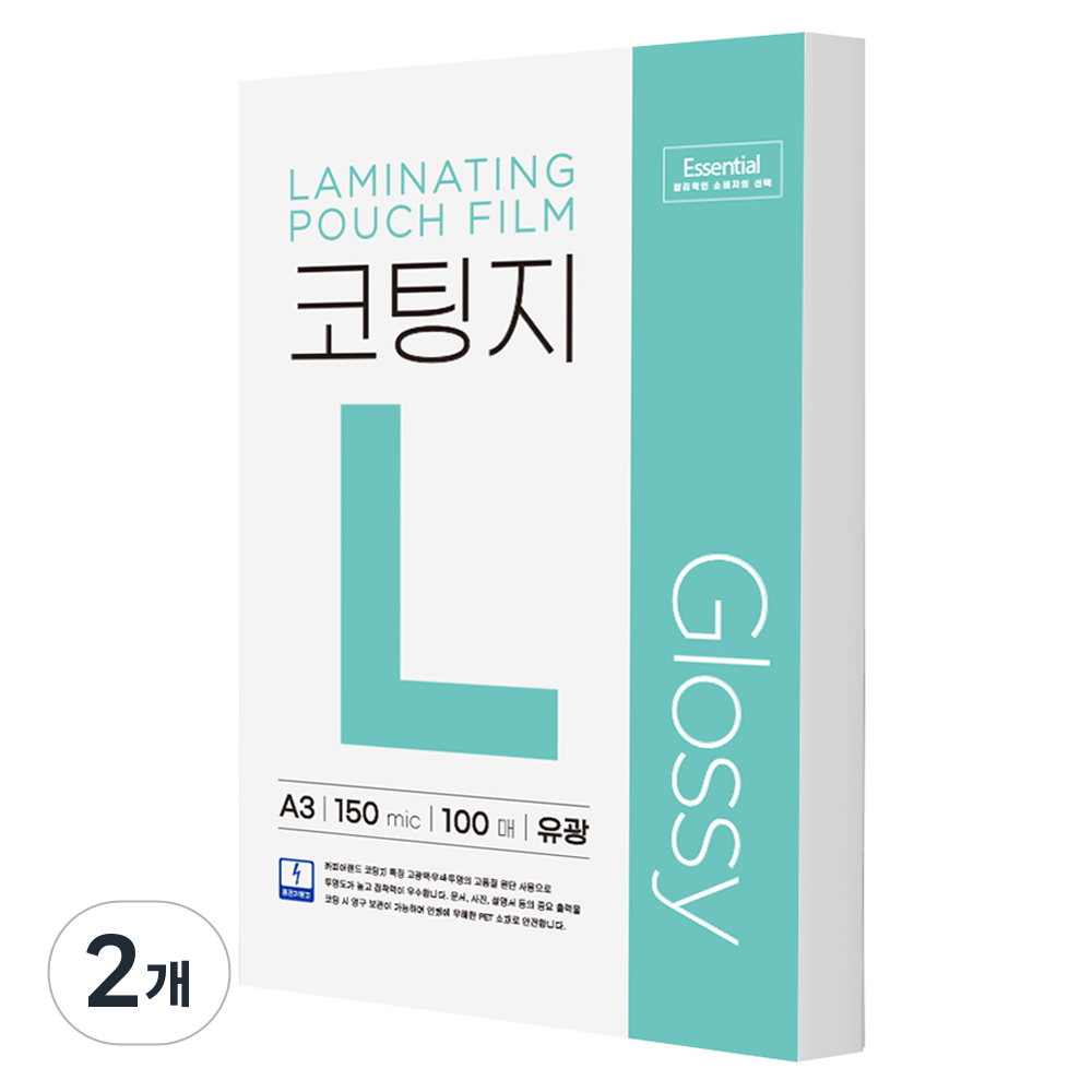 카피어랜드 에센셜 정전기 방지 코팅지 코팅필름 150mic Glossy, 200개, A3 39,000원
