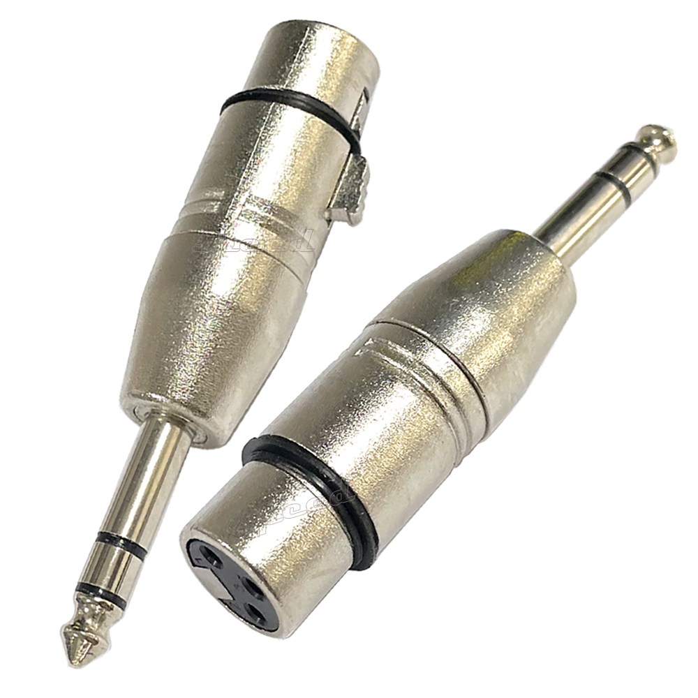 XLR 55 6.35 RCA 오디오 마이크 케이블 연결 변환 젠더 캐논잭 커넥터 4,000원