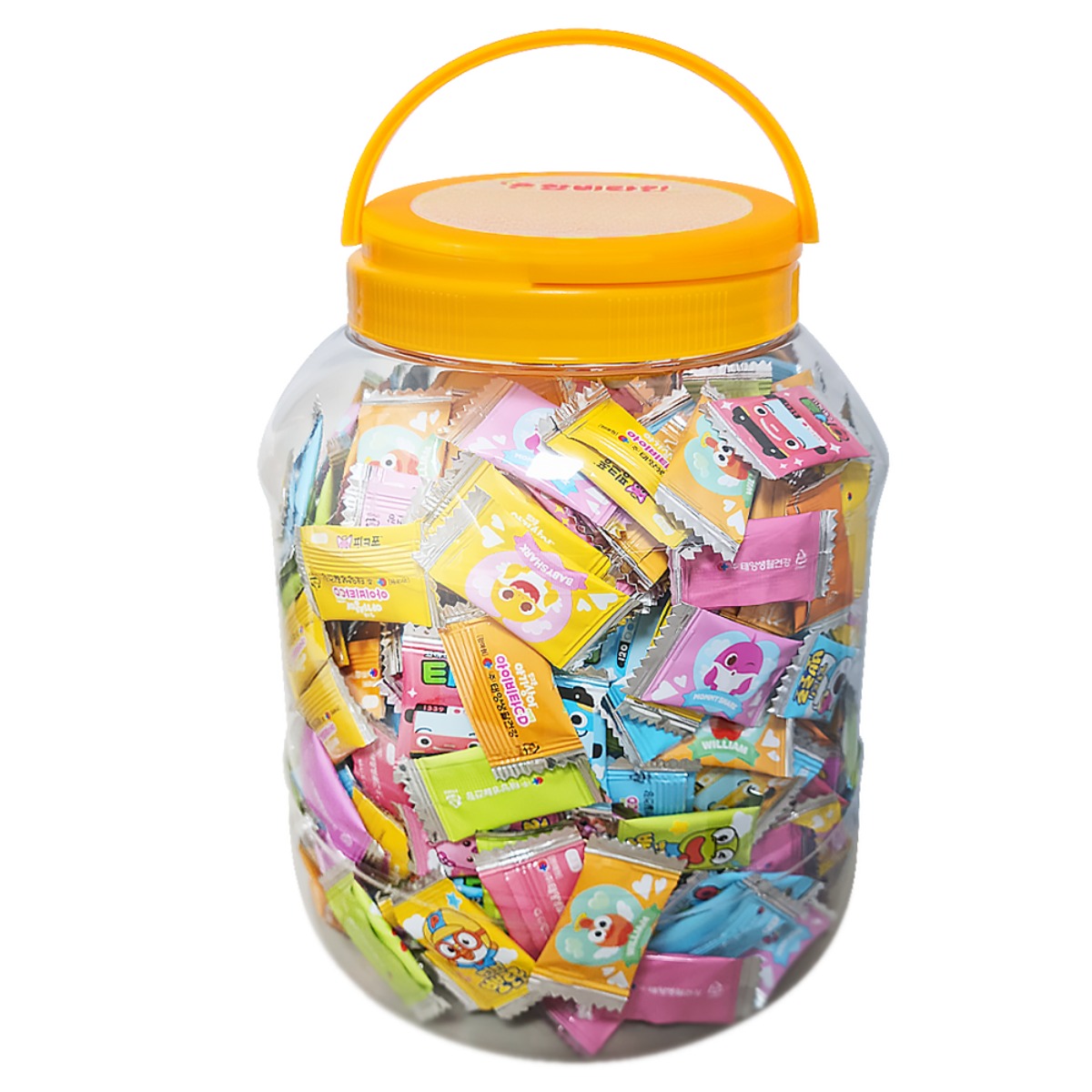 위클 뽀로로 핑크퐁 아기상어 타요 비타민 CD 아연 혼합 캔디 1kg(약560정) 1통 유아 키즈 비타민캔디 어린이 비타민 빼빼로데이 크리스마스 선물, 560정, 1개 20,500원