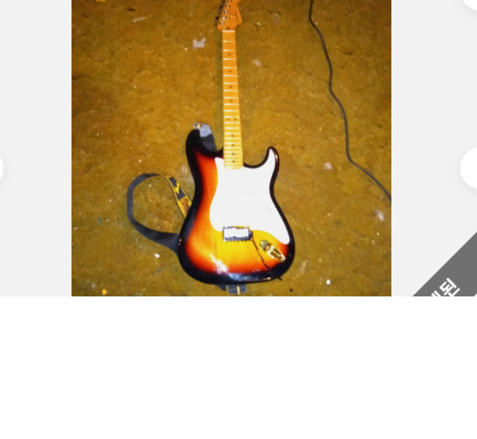 팬더 일렉 기타 Fender Stratocaster Player 시리즈, 하드 셸 플라스틱 케이스 포함 1,250,000원