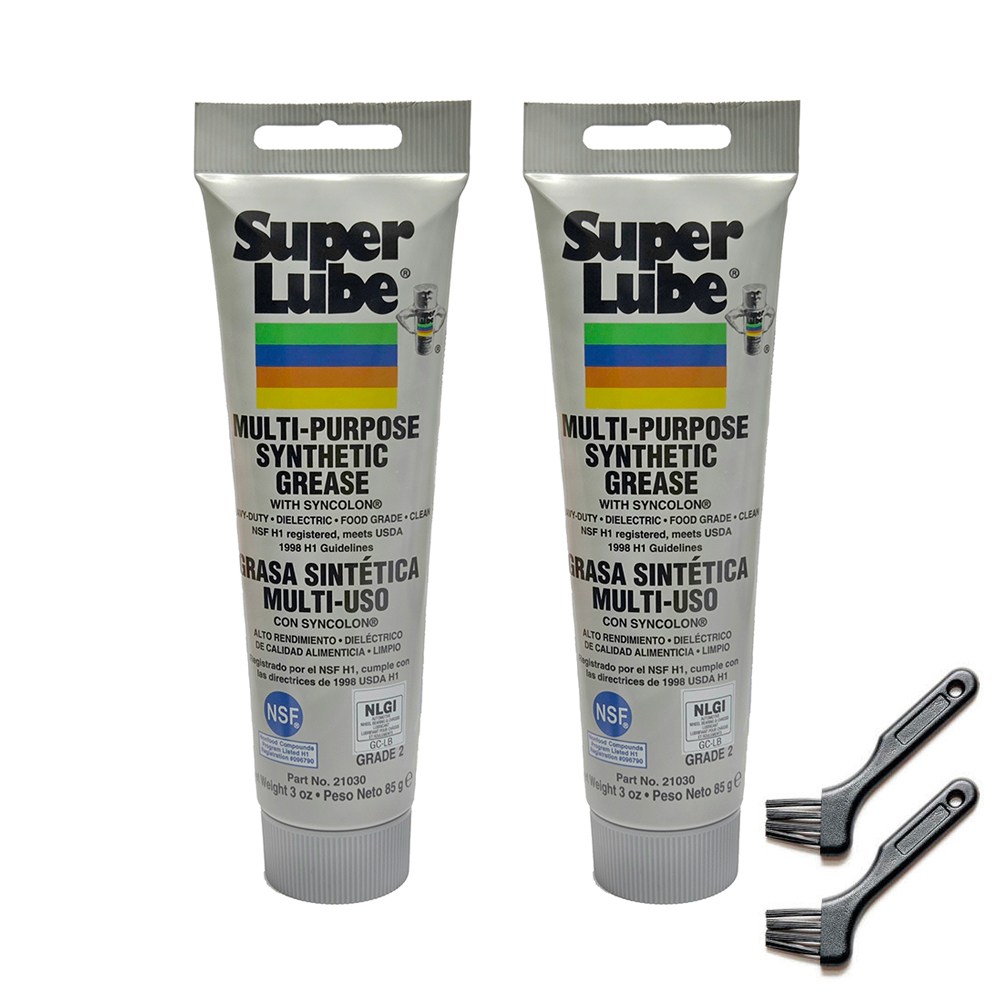 슈퍼루브 테프론 구리스 85g 튜브형 브러쉬 세트 2개 미국산 미제 키보드 커피머신 식품용 식용 윤활제 방청 고온 내열 22,500원