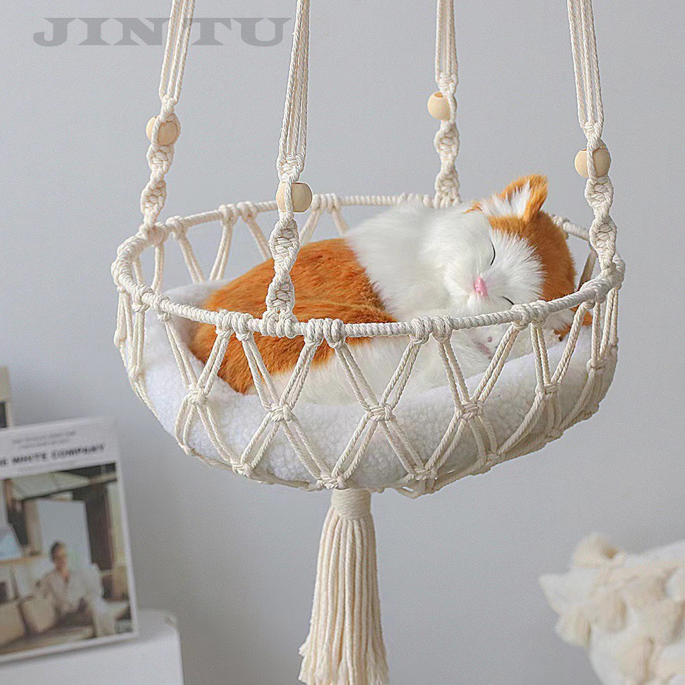 JINTU손뜨개 고양이 해먹 그네 14,850원