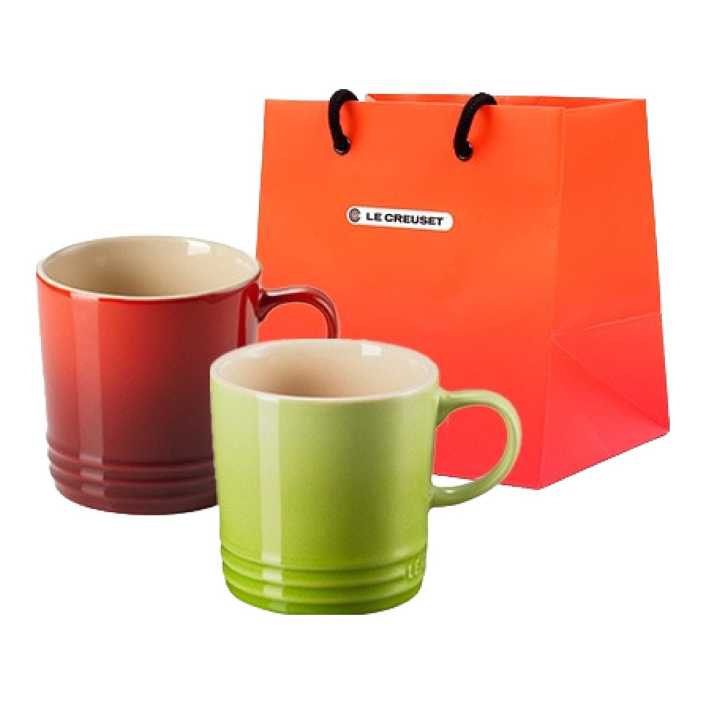 르크루제 카푸치노 머그 200ml x 2종 세트 + 쇼핑백 S 32,150원