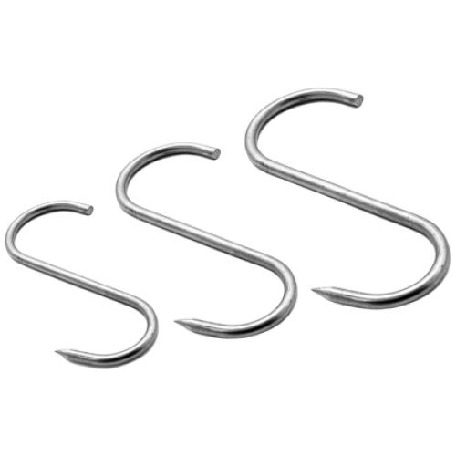 스텐 정육 S고리 (9파이/10파이/12파이) 육가공 정육점 고기걸이 다용도 후크 정육고리 65,000원