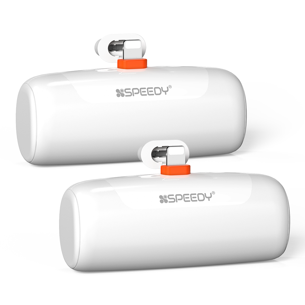 1+1 스피디 PD 20W 고속 CP 일체형 도킹형 무선 미니 보조배터리 5000mAh(삼성 C타입 아이폰 8핀) 17,500원