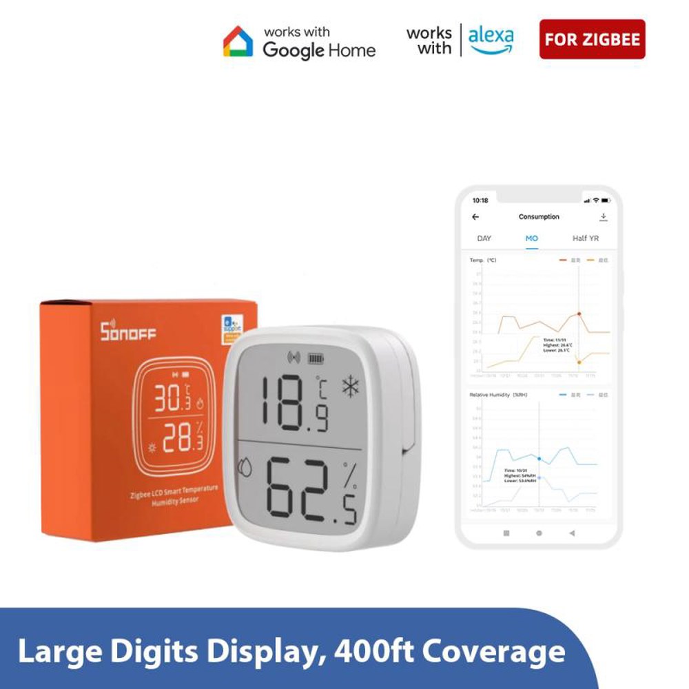 SONOFF 온도 습도 센서 SNZB 01P 지그비 단추 스위치 브릿지 게이트웨이 지지대 EWELINK ALEXA IFTTT 02D 02P 28,400원