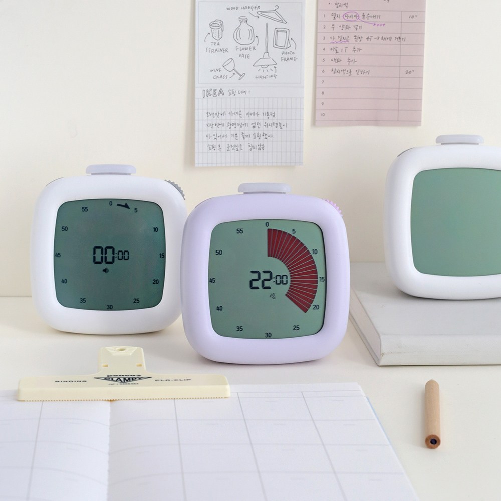 모모팝 초침 소리없는 무소음 디지털 공부타이머 구글타이머 수험생, 1개, 색상계열 45,000원