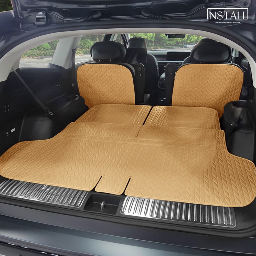 아이오닉9 (2025) 리노 가죽 트렁크매트, 새들브라운, 6인승 79,000원