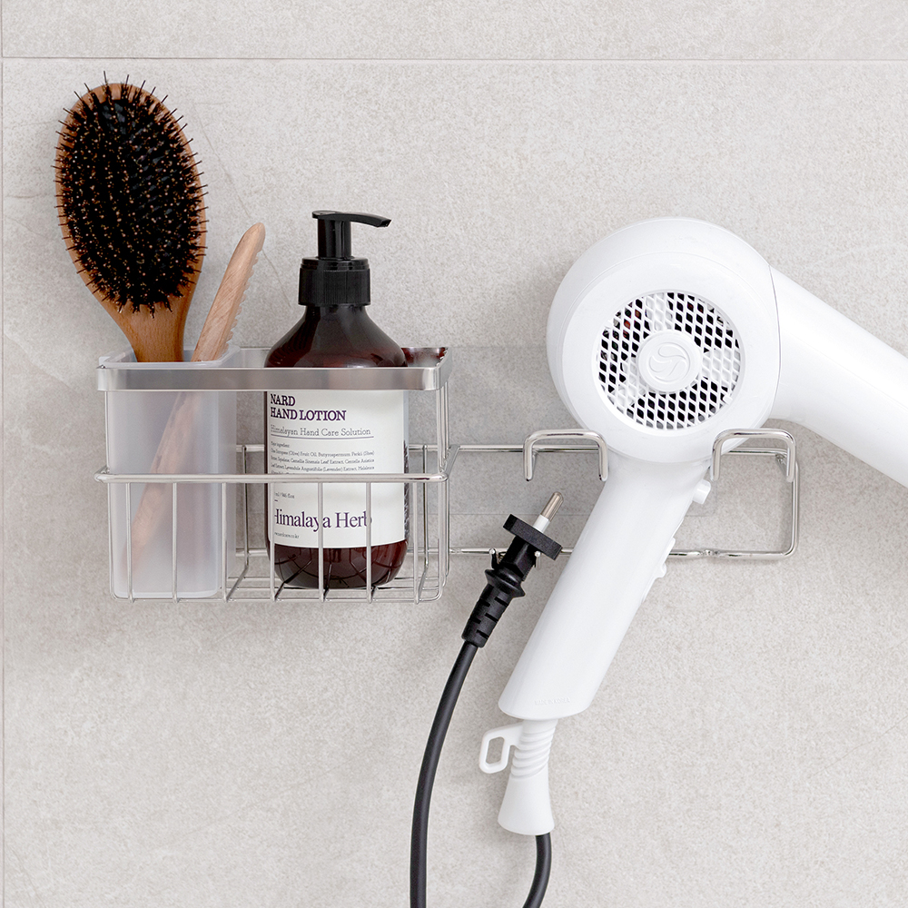 스파이더락 무타공 스마트접착 드라이기선반 거치대 15,750원