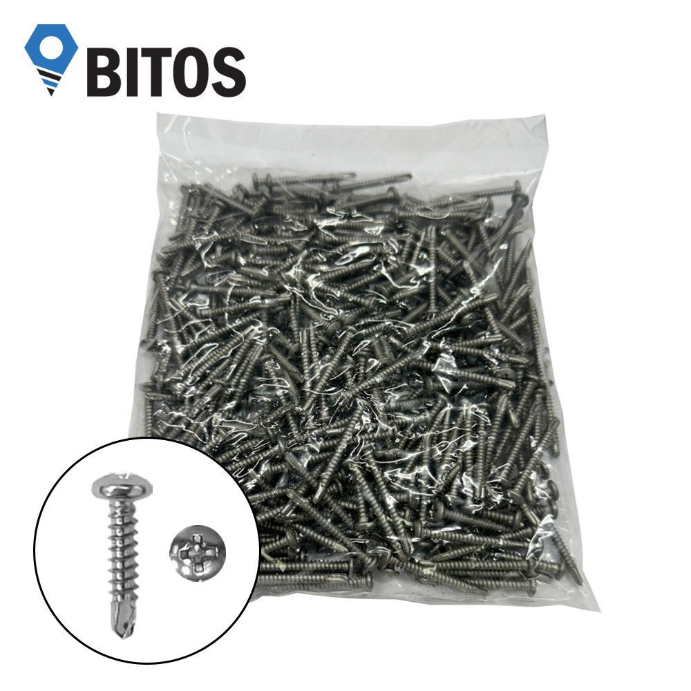 스텐 직결 피스 서스 철판피스 SUS 둥근머리, 500개 12,300원