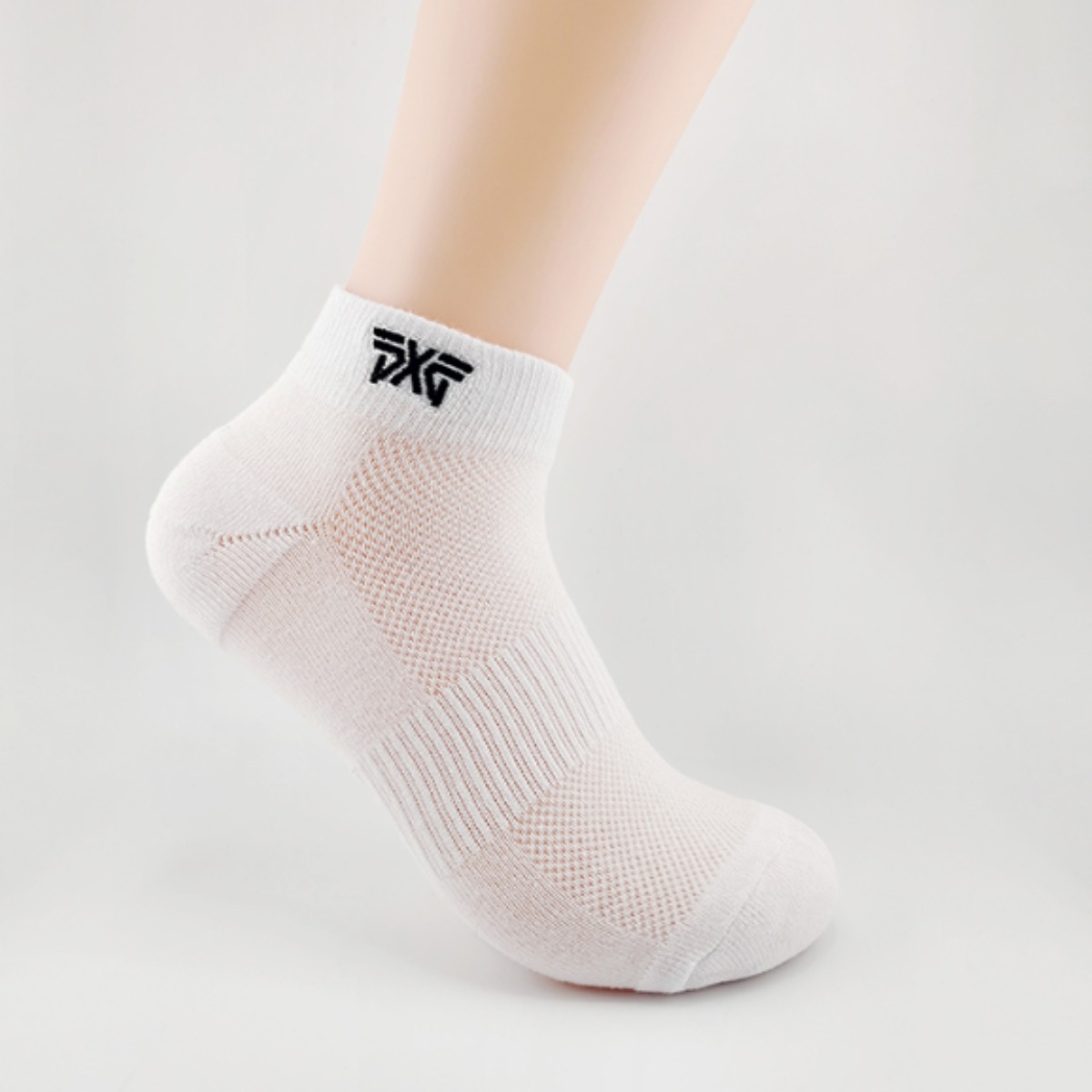 PXG 베이직 쿠션 단목 골프 양말 화이트 블랙, 10개, 화이트 85,000원