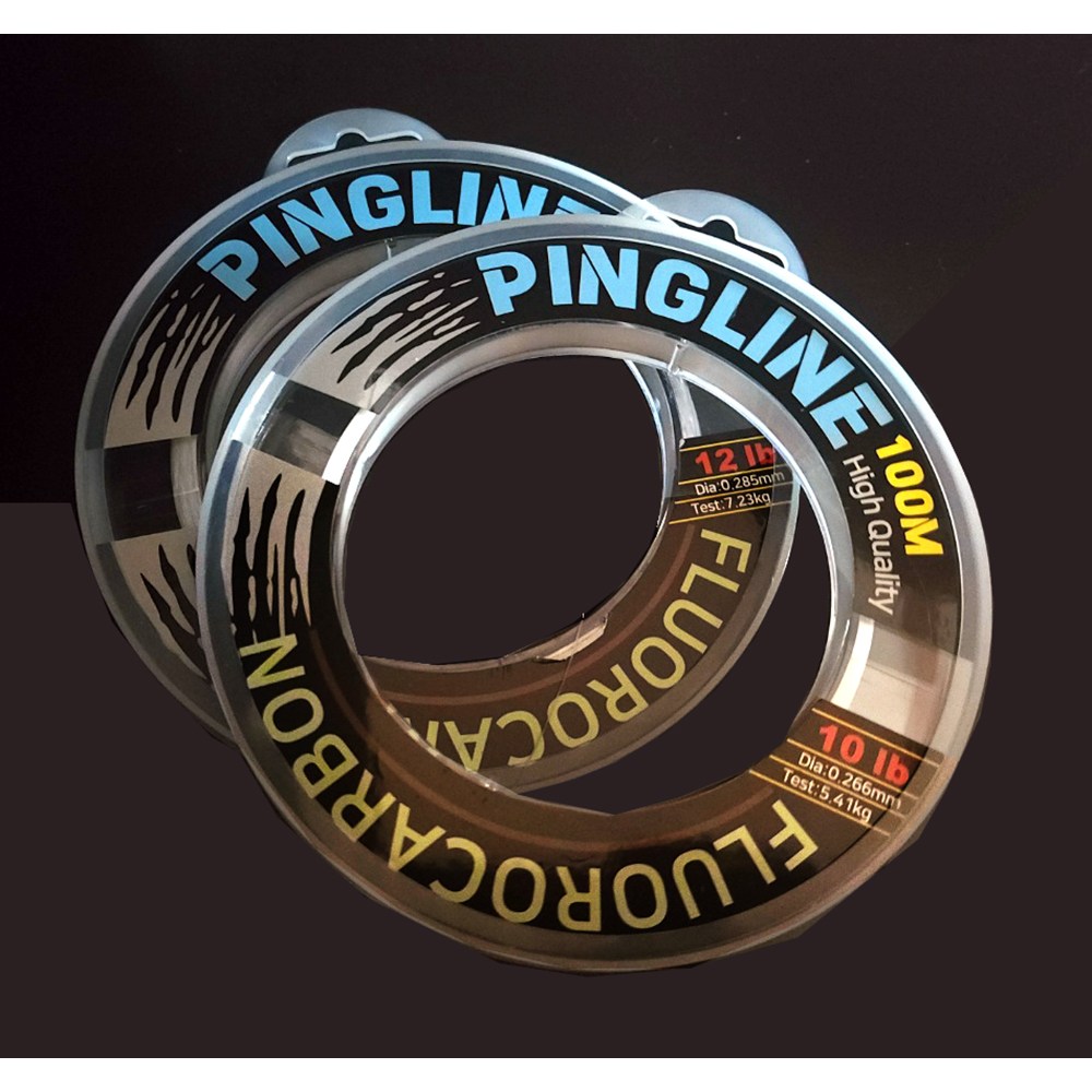 핑 라인 플로로 카본 100M 배스 핑 라인 바다 쇼크리더 원줄 핑라인, 1개, 9.072kg 10,800원