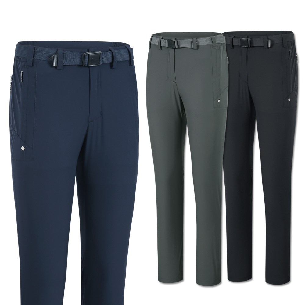 [한정기간 추가할인쿠폰] 여성 쿨에어 기본 팬츠+벨트 세트 시원한 베이직 긴바지 MAPW345 (55~99) 13,900원