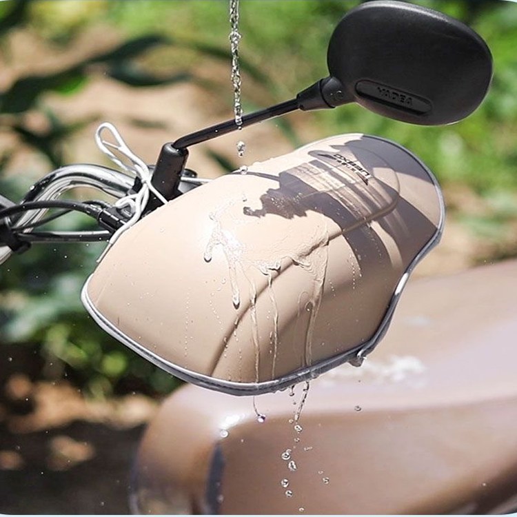 사계절 내내 3D입체형 PU 오토바이 핸들커버 여름용토시 햇빛차단 방수커버 바이크 스쿠터 맨손운전 통풍 손보호 레인커버, 1세트, 베이지 16,900원