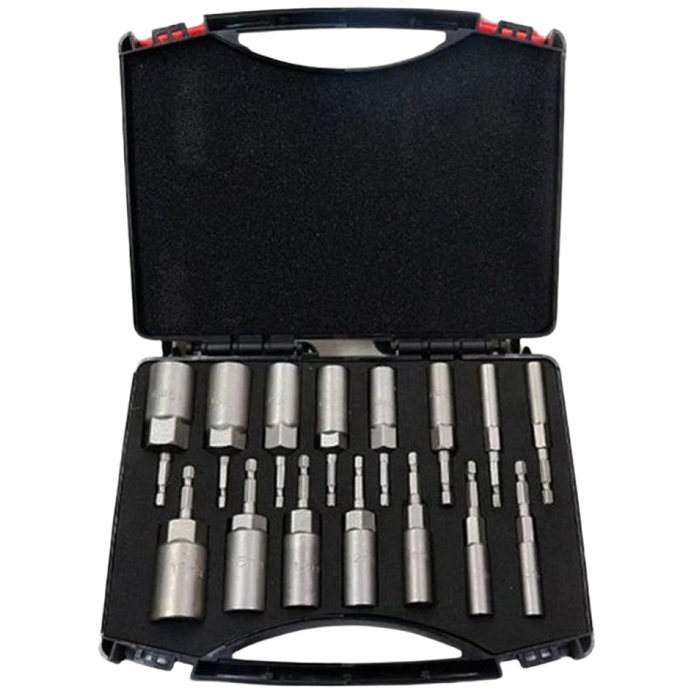 육각 롱비트 소켓 15종세트 전동드릴 임팩 드라이버 복스알, 1박스 14,000원