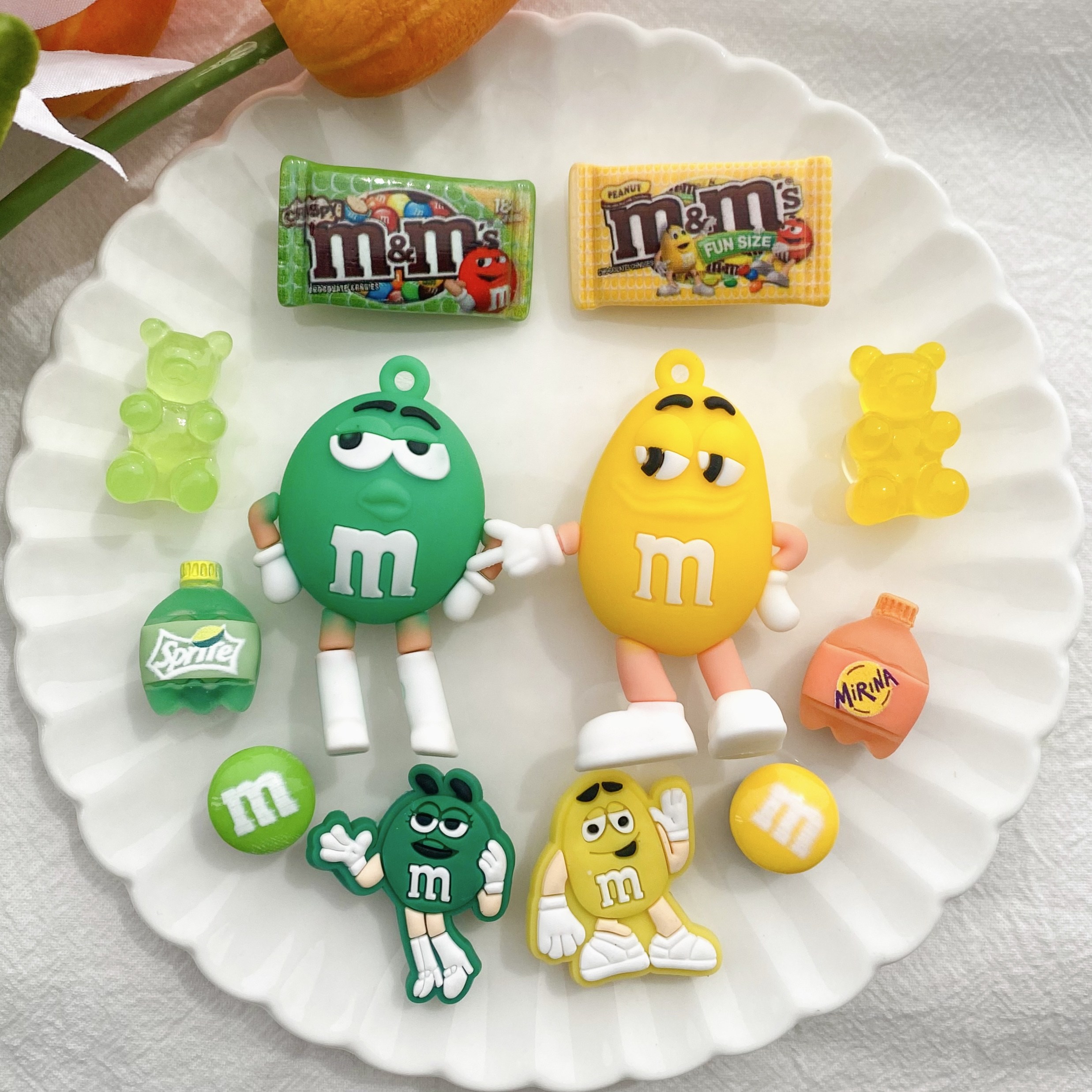 NEW 알록달록 엠엔엠즈 4색 신발꾸미기 파츠 세트 9,990원