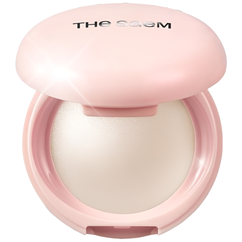 NEW 선렁칭 컬러 기획 [본사 출고 정품] 블리상점 더샘 글램 퍼펙션 베이크드 하이라이터 + 브러쉬 증정! 4Color 택1, 1개, WH01 프로스티 쉘, 아이돌 광채 요즘광 하이라이터 31,000원