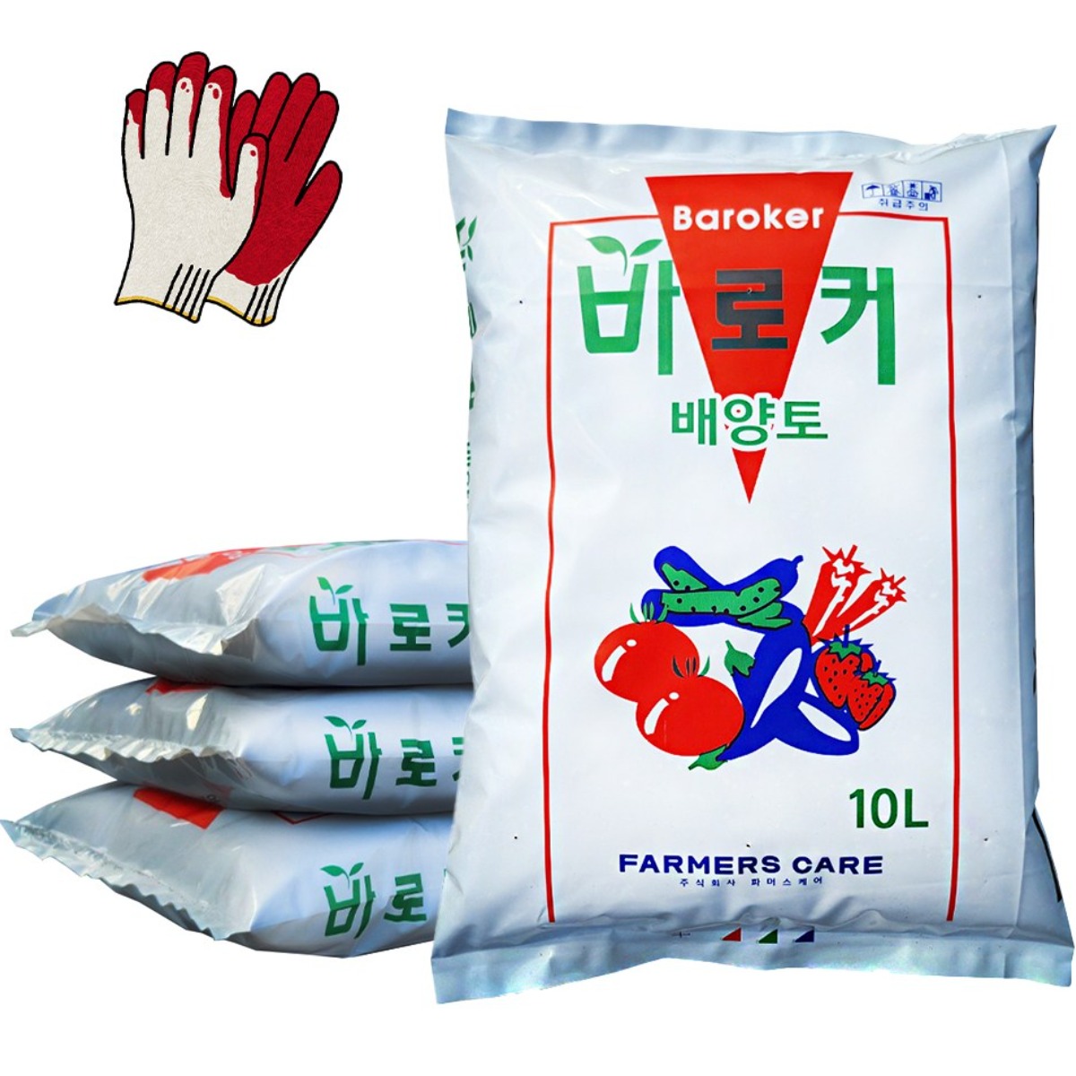 서울바이오 바로커배양토 가정 원예 분갈이 흙 혼합토 분갈이용토, 4개, 10L 27,480원