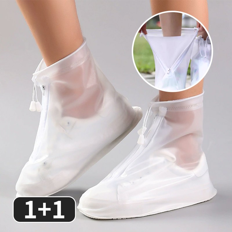 비오는날 필수! LINJIN 실리콘 방수 신발커버 미끄럼방지 지퍼형 230-240mm 사이즈 9,300원