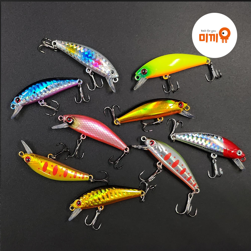 미끼유 헤비 싱킹 미노우 쏘가리 배스 꺽지 6.5g, 1.폴리핑크(M05P), 1개 1,600원