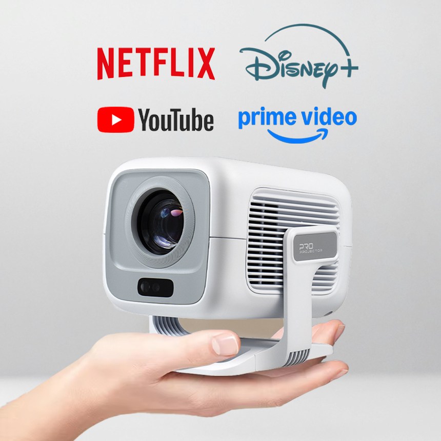 OSLAB 휴대용 미니 스마트 빔프로젝터 가성비 캠핑용 2K 4K 지원 122,800원