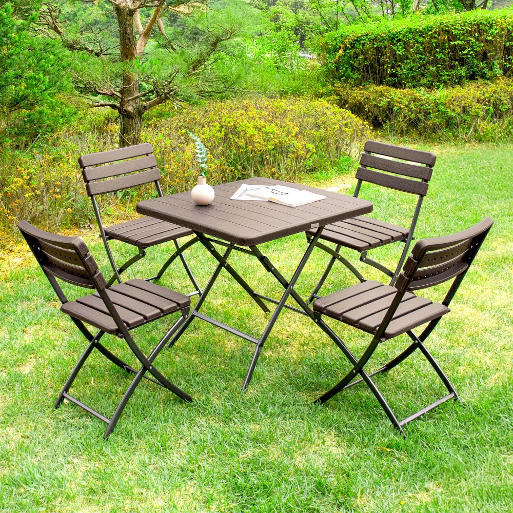 아르망 800 사각 브로몰딩 테이블 아르망의자 4개 세트, 테이블1ea+의자4ea 177,000원