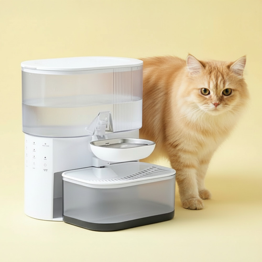 펫케어 강아지 고양이 정수기 무선 플로우 자동 급수기 음수대, 현재가 78,000원