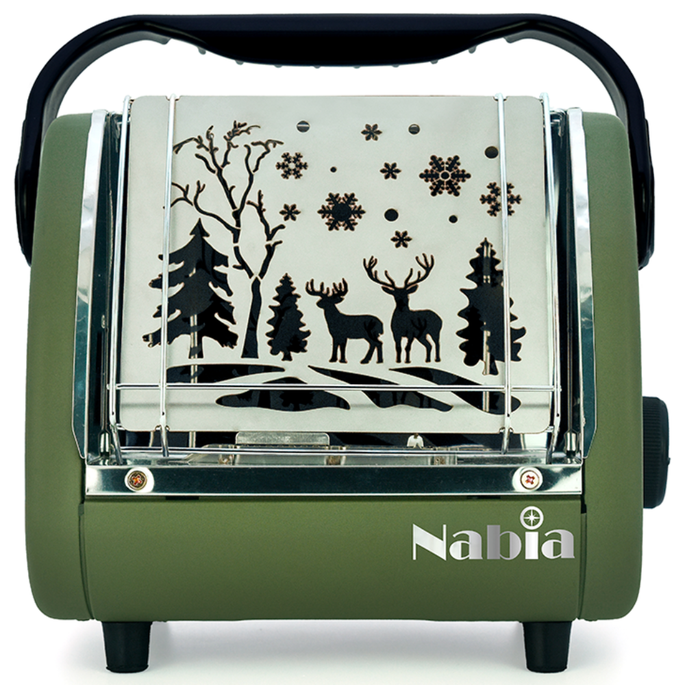 [나비아x아이오] 플레임 불멍 가스히터 세트 캠핑난로 + 전용가방 + 불멍플레이트 포함 겨울 캠핑 필수템 79,000원