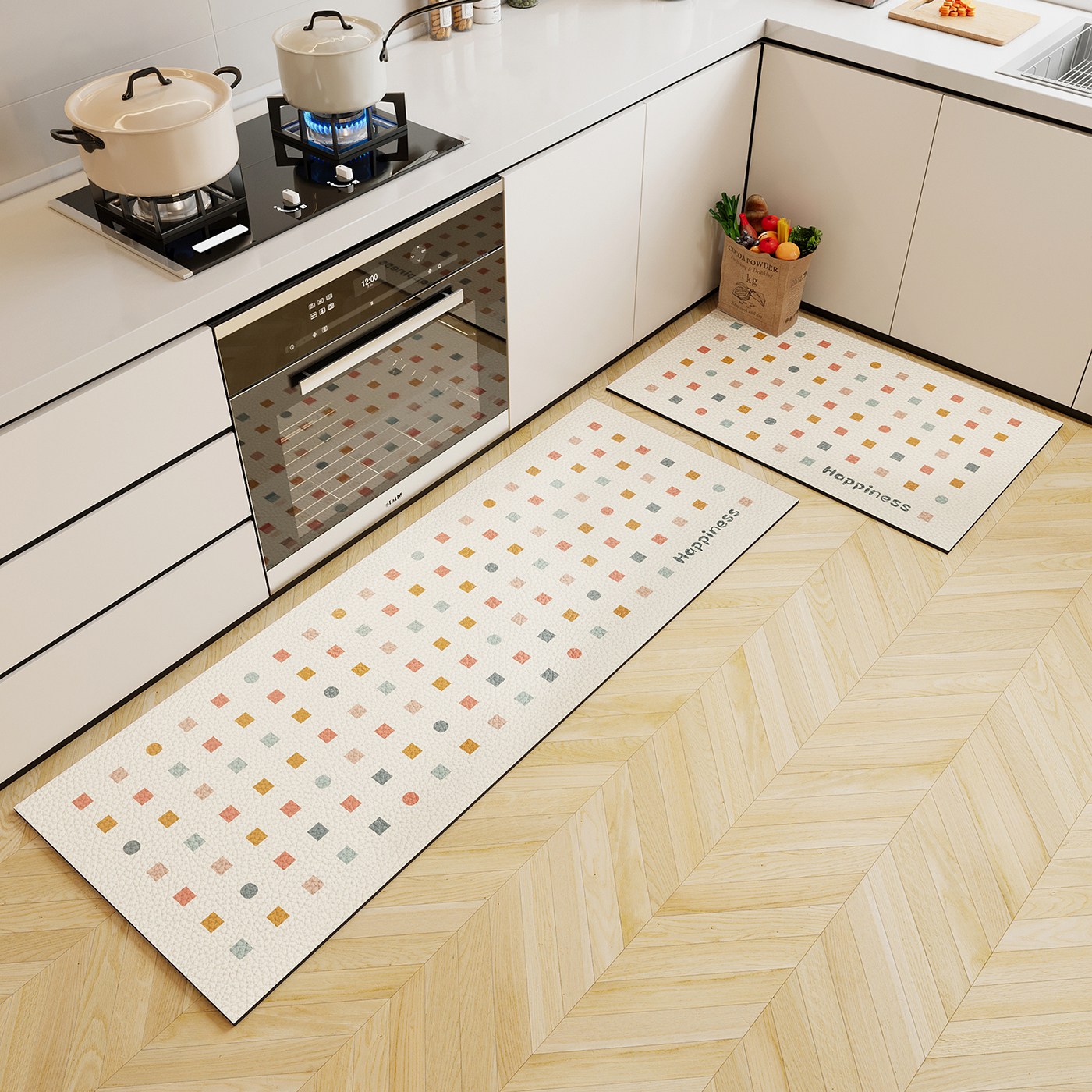 기름방지 쿠션 PVC 주방매트, 필요에 따라 잘라 쓸 수 있어요!, 1개 28,500원