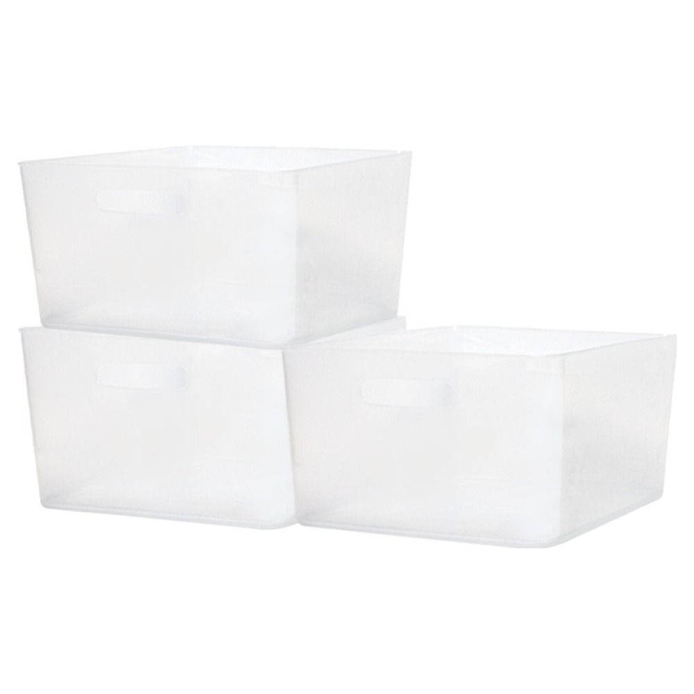 데일리블룸 오픈 펜트리 수납함 바스켓 정리 점보, 반투명, 3개 15,920원