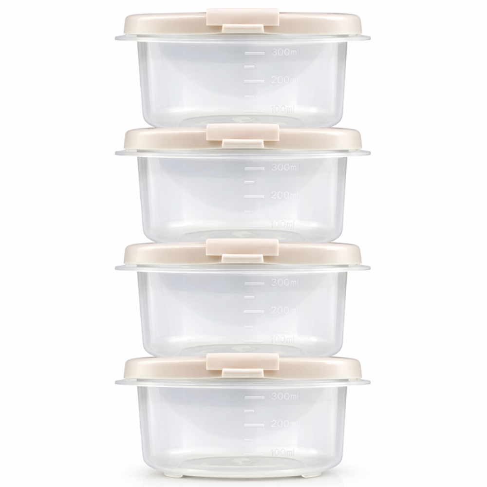 DAMDA 담다톡 전자레인지 밀폐용기 세트 냉동밥 용기, 정사각 350ml*4p, 1세트 4,900원