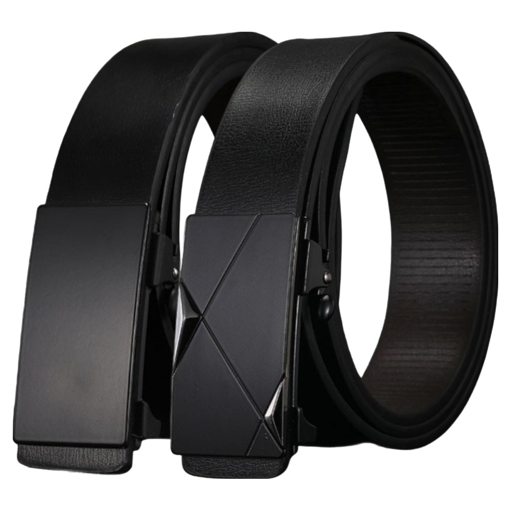 조은마음 가죽 캐주얼 정장 자동 버클 벨트 2p 9,900원