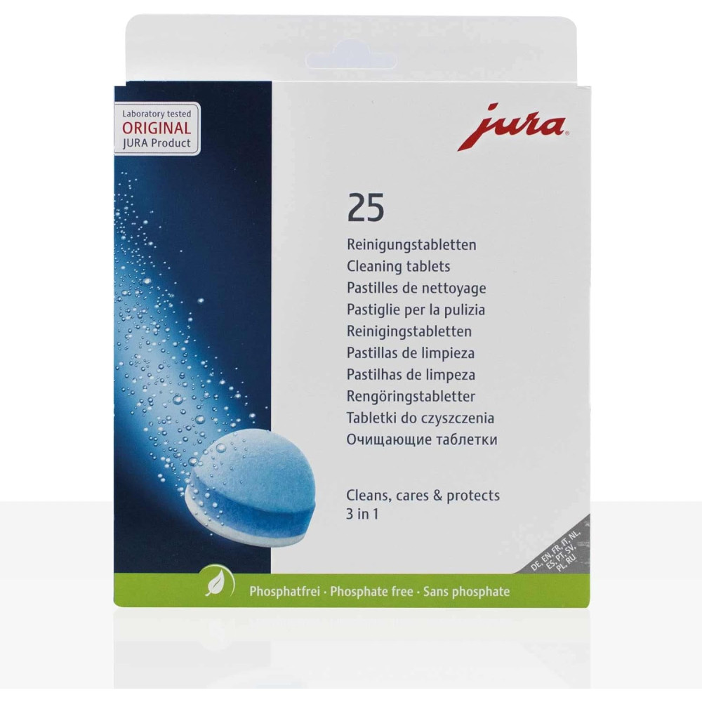 유라 제품 전용 커피머신 세척 클리닝 타블릿 25pcs 4g 117,200원