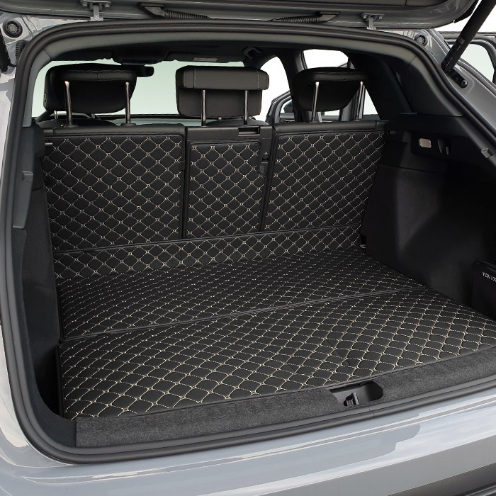 카프트 아우디 Q4 E트론 호환 트렁크매트 프리미엄 가죽 퀄팅 차박, 브라운, 아우디 79,000원