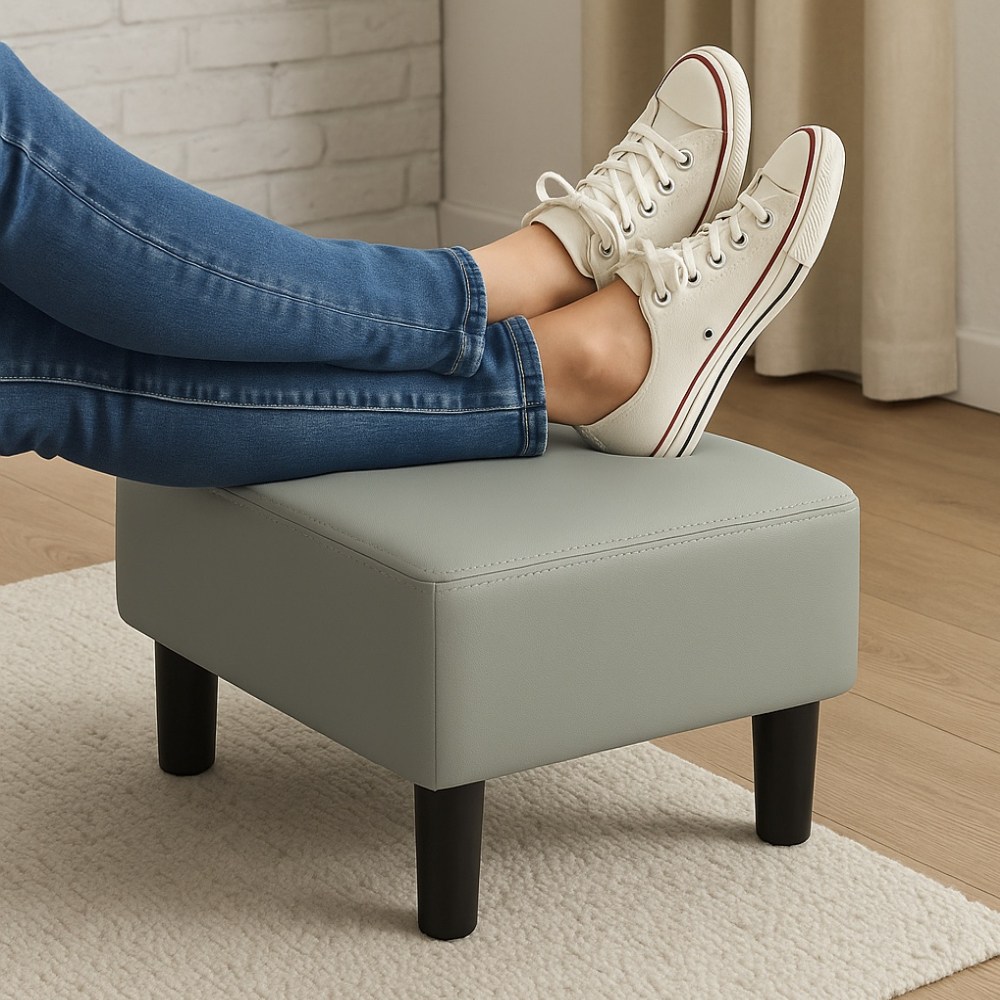 심플 가죽 발받침대, 그레이 16,900원