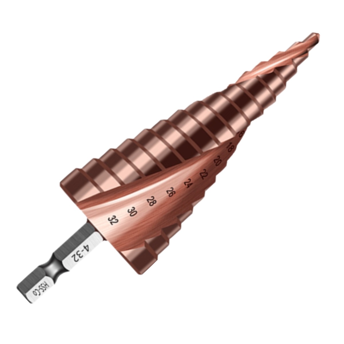 Tinduo M35 스텝드릴 스텝 기리 코발트포함 고경도 철강판 스테인레스전용, 현재가 20,160원