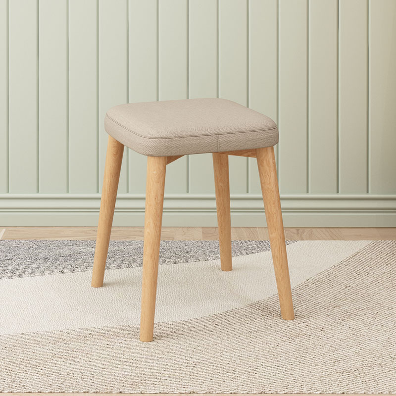 소하임 패브릭 원목 사각 스툴 + 패브릭커버 세트, 베이지 22,800원