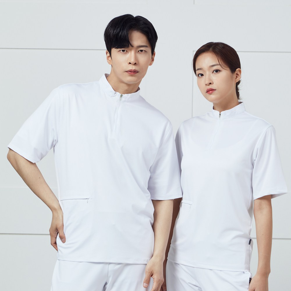 유니스토어 반팔 쿨라이트 액티브 위생복 티셔츠 / 스카이블루, 화이트 19,000원