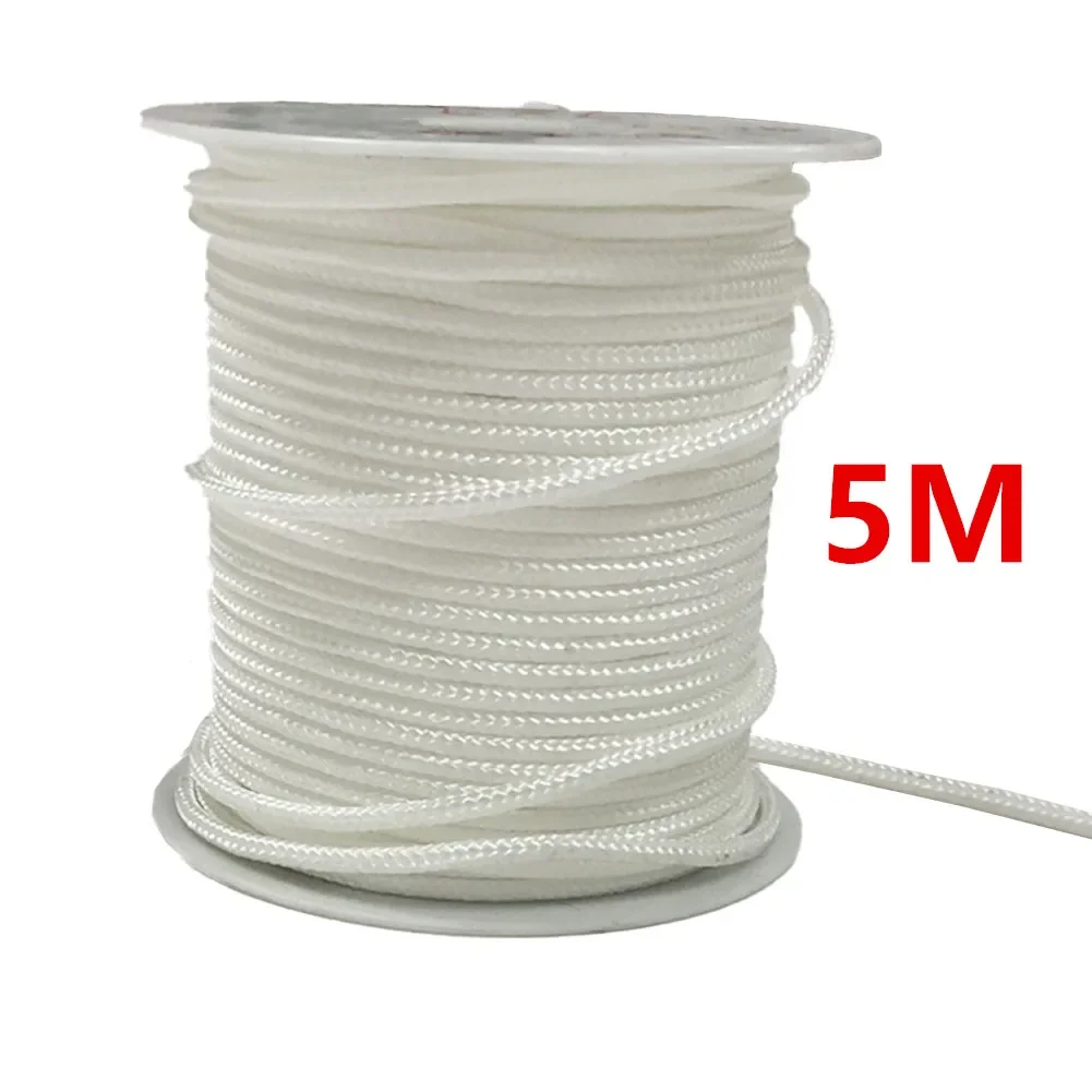 나일론 스타터 풀 코드 리코일 로프 교체 잔디 깎는 기계 전기 톱 스트리머 헤지 트리머 2.5mm 3mm 3.5mm 4 10,100원