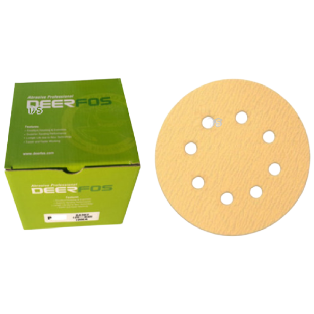 디어포스 DA367/ 5인치 8홀(100장) 원형사포 종이벨크로, 100개 26,000원