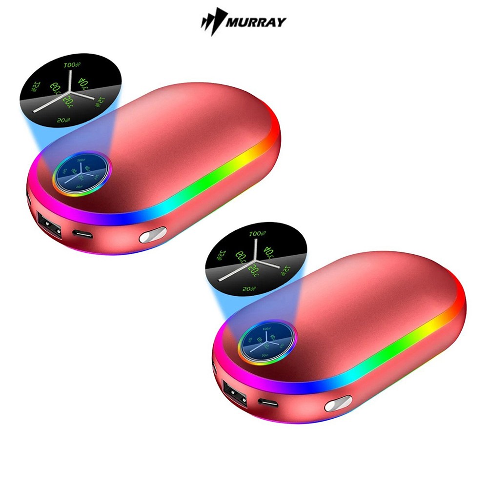 다온몰 머레이 레인보우 LED 손난로 보조배터리 C-310, 1개 55,900원