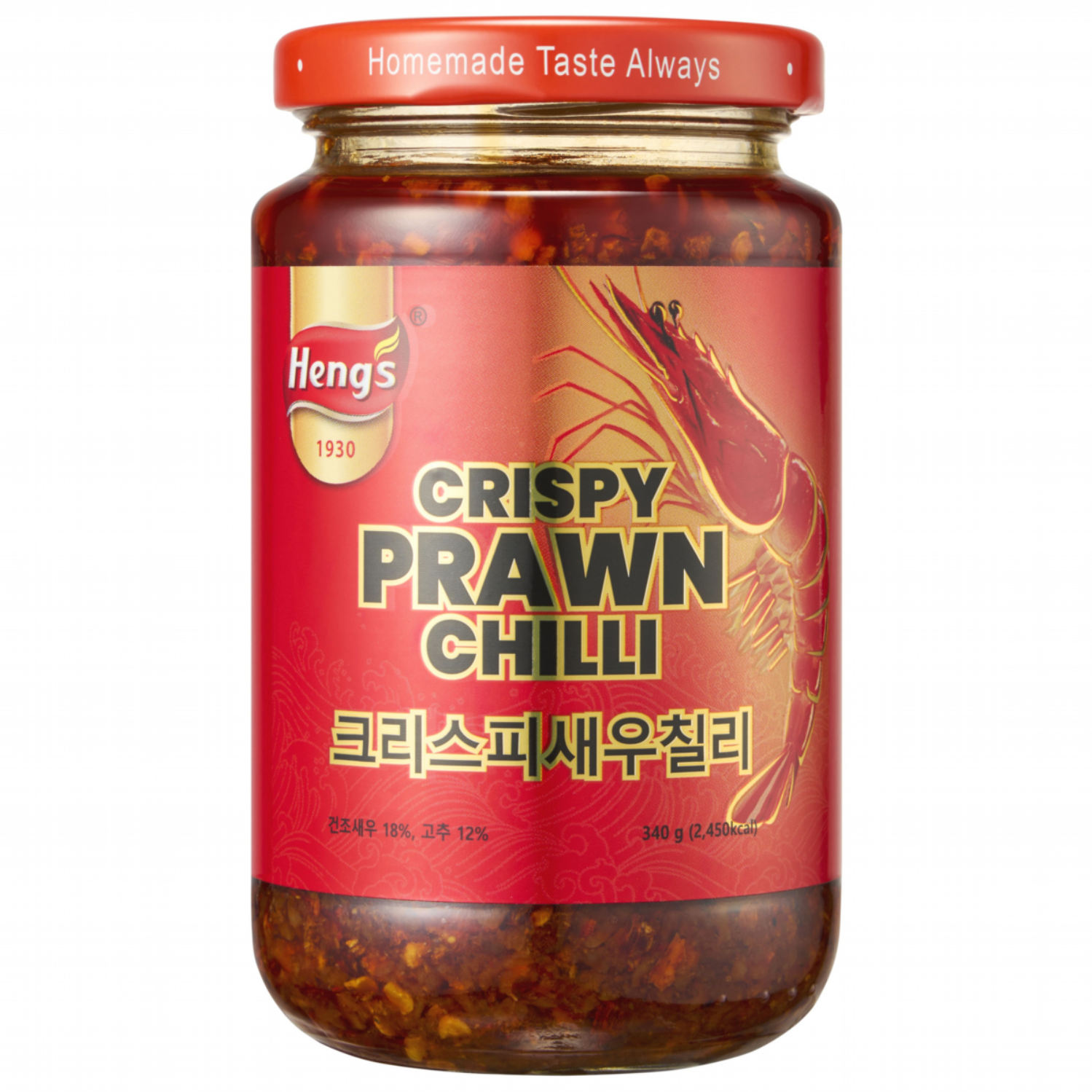 헹스 크리스피 칠리 새우 라유 고추기름 340g, 1개, 340ml 8,500원