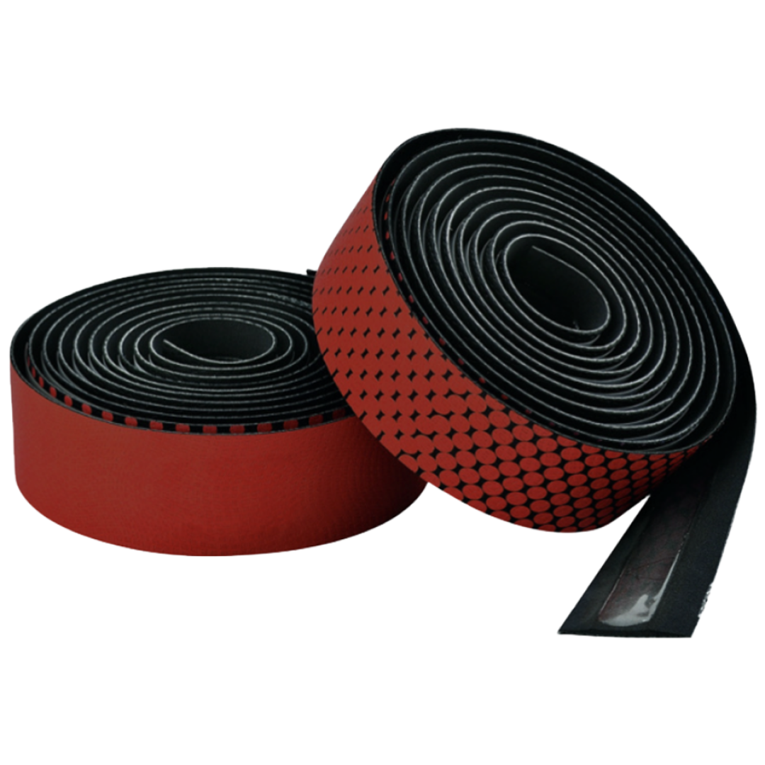 시클로베이션 어드밴스드 레더 터치 퓨전 투톤 자전거 핸들바 테이프, 블랙+레드, 1세트 50,000원