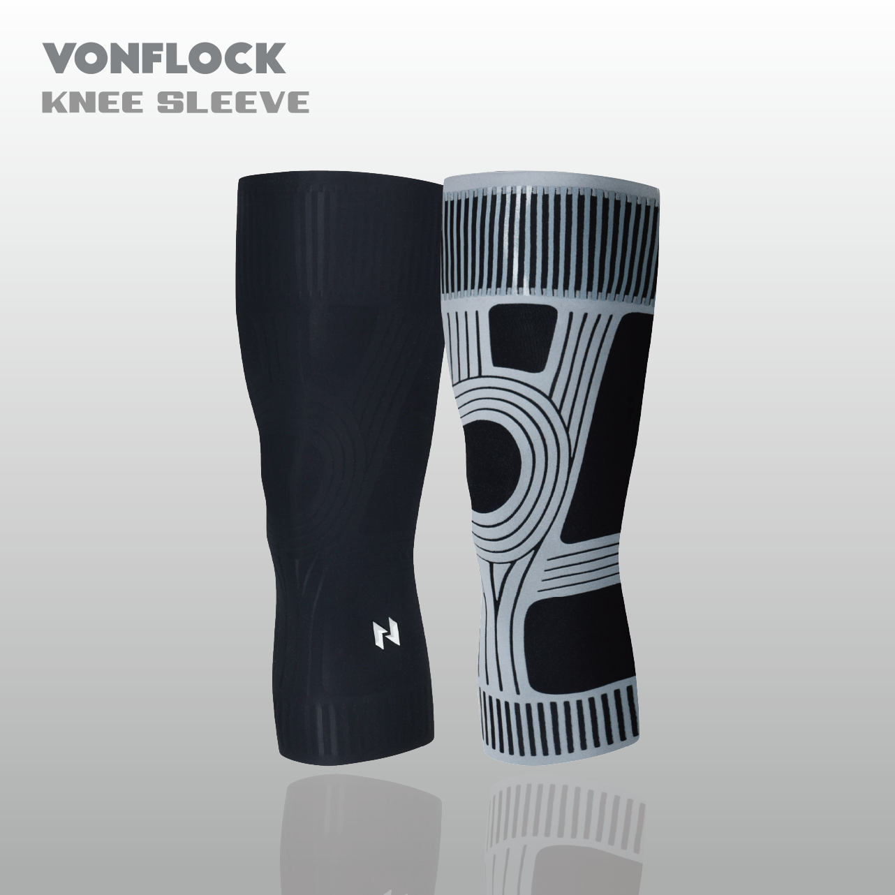 런투 본플럭 무릎 보호대 VONFLOCK  싱글/세트 니 슬리브 배드민턴 스포츠 89,000원