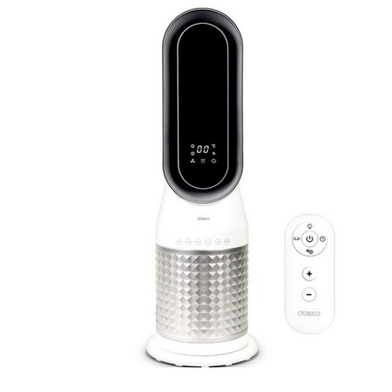 델루체 LED 날개없는 스탠드형 온풍기, DLHR-550NK, 화이트 31,900원